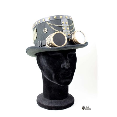 CAPPELLO STEAMPUNK NERO