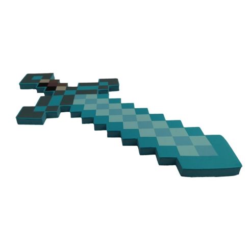 Spada diamante in foam Minecraft 60 cm